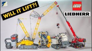 Will it lift LEGO Technic Liebherr LR 13000 extreme load test comparison and price evaluation [upl. by Denoting]