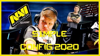 s1mple  CSGO CONFIG 2020 [upl. by Orbadiah773]