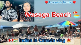 Wasaga Beach Ontario  one of the ontario tourist attractions  Indians in canada  canada vlog [upl. by Eiramanin]