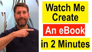 How To Create An EBook In 2 Minutes [upl. by Suivatnom]