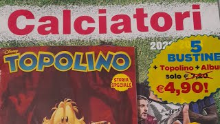 Album Calciatori Panini 2022 2023 con Topolino  recensione raccolta [upl. by Knox978]