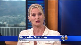 Nicollette Sheridan  Midnight Mission Critical To Helping LAs Homeless [upl. by Eylk]