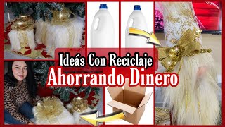 RECICLA Y CREA PARA NAVIDAD manualidades 2024 [upl. by Guimar533]