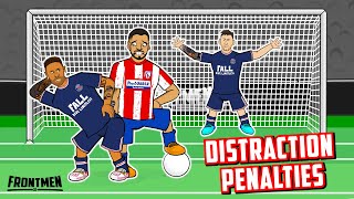 ⚽️DISTRACTION PENALTIES⚽️ Starring Mbappe Neymar Messi Ronaldo Penalty ShootOut Frontmen 31 [upl. by Tuck]