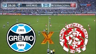 GRENAL 407  Grêmio 5 x 0 Internacional  Melhores Momentos  Campeonato Brasileiro 2015 [upl. by Aiym138]