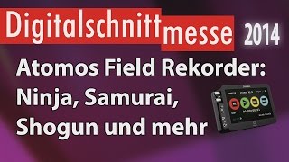 Atomos Field Rekorder Ninja Star Ninja Blade Samurai Blade Shogun Spyder und mehr [upl. by Ahsemal175]