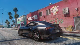 How to improve GTA 5 graphics using free ENB and NaturalVision Evolved Graphics Showcase [upl. by Terriss912]