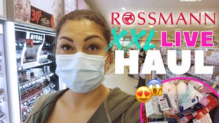 XXL Rossmann Live Haul 😍  Über 300 Euro CIAO KAKAO 😩 [upl. by Lekzehcey]