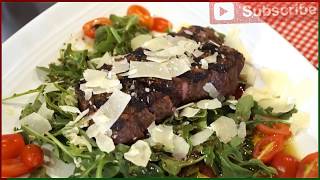 Italian Steak Recipe  Tagliata  Ricos Authentic Italian [upl. by Sande]