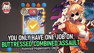 Just Yoimiya Hypercarry on Forge Realms Temper Dauntless Pursuit  Genshin TCG [upl. by Schafer]