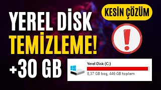 Yerel Disk Temizleme  Kesin Çözüm  Yerel Disk C Boşaltma [upl. by Nalyad217]