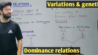 Dominance relations and Its types  incomplete codominance amp Overdominance  Class 12 Biology [upl. by Ardekan]