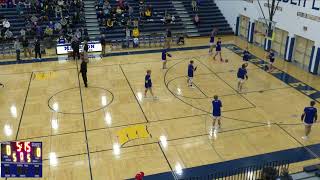 Mauston High School vs Royall High School Mens JV Basketball [upl. by Aekin835]