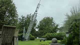 Ham Radio Tower Installation [upl. by Hairacaz126]