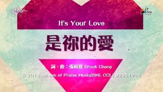 【是祢的愛 Its Your Love】官方歌詞版MV Official Lyrics MV  讚美之泉敬拜讚美 18 [upl. by Zales]