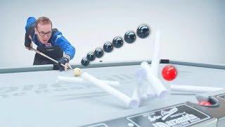 IMPOSSIBLE POOL TRICK SHOTS [upl. by Dougy]