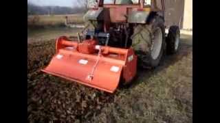 MURATORI Tiller MZ11C Working on Compact Soil [upl. by Atte]