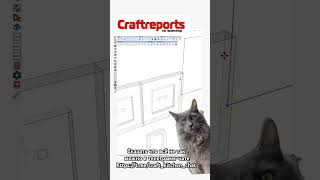 Расстановка размеров в SketchUp  Craftreports плагин для проектирования мебели SketchUp размеры [upl. by Assetniuq]