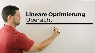 Lineare Optimierung Übersicht Ablauf Grundlagen Variablen Nebenbedingung Zielfunktion [upl. by Artamas]