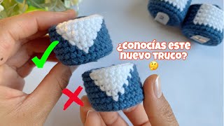 Aprende NUEVA TÉCNICA cambio de color crochet amigurumi ¿Lo sabías 😮 [upl. by Ydnab252]