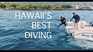 Hawaiis Best Diving  Scuba Diving Kona  Premium 2 Tank Long Range [upl. by Anaizit]