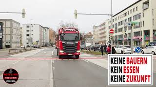 DEMO GEGEN MAUTERHÖHUNG amp CO2 STEUER  16122023 IN HANNOVER DER GANZE ZUG [upl. by Releehw]