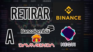 Como Retirar de Binance a Cuenta Bancaria en Colombia  Nequi Bancolombia Davivienda y más [upl. by Osei599]