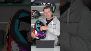 So bekommst du deinen Motorradhelm von innen sauber ⛑️🧼 Motorradhelm [upl. by Stephi5]