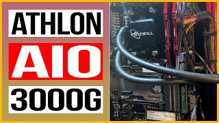 Testing Rosewill PB240 AIO on Athlon 3000G AM4 Processor [upl. by Esinart]