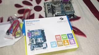 Informational video of Zebronics 945 motherboard  wwwTulipSmilecom 9650722798 [upl. by Nerval]