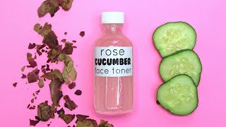 Homemade Rose Cucumber Face Toner Ι TaraLee [upl. by Aryan]