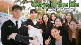 Days in the Life of a Medical Student UNSW Arc Street Team College Student Diaries  ep017 [upl. by Imnubulo868]