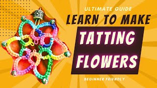 Finally Master Shuttle Tatting  Beginner Friendly StepbyStep Guide to making A Flower [upl. by Reppart]