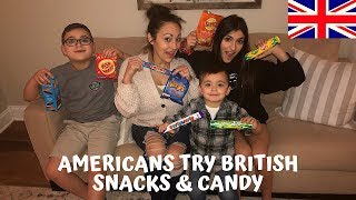 American Try British Snack amp Candy Part 1 [upl. by Aliwt717]