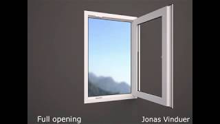 PVC GEALAN inward opening windows  PVC vedlikeholdsfrie vinduer åpning innover [upl. by Aseel]