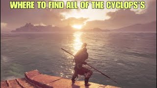 WHERE TO FIND ALL OF THE CYCLOPS’S IN AC ODYSSEY [upl. by Weber]