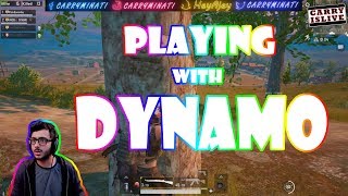 PLAYING WITH DYNAMO  CARRYMINATI  PUBG MOBILE HIGHLIGHTS [upl. by Accissej614]