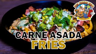 Carne Asada Fries  Loaded with White Queso and Guacamole [upl. by Aiden25]