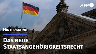 Kurz erklärt Das neue Staatsangehörigkeitsrecht  AFP [upl. by Hutton]