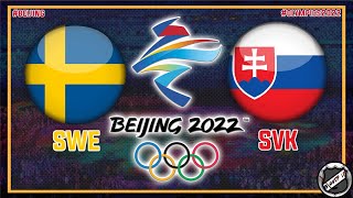 Eishockey Olympia 2022  Schweden  Slowakei  Beijing 2022  Lets Play [upl. by Nodmac]