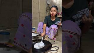 খোলাচাপৰী পিঠা Recipe  Pitha  Mini Vlog shorts [upl. by Aihsile]