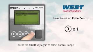 West Controls ProEC44 Controller  Ratio Control Setup  PCE [upl. by Glovsky]