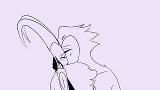 Stolas and Blitzo kiss fan animation [upl. by Crandall722]