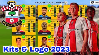 Make Southampton FC kit amp logo 2023  dream league soccer 2022 [upl. by Nylireg]