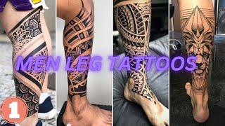 Tattoo Ideas  Leg Tattoo Design Ideas for Men [upl. by Macgregor]