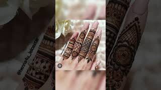 Beautiful finger mehndi design like and subscribe ✨ [upl. by Teodor]