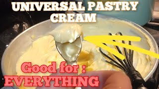 UNIVERSAL PASTRY CREAM Great for Eclair cakes and more [upl. by Coulson]