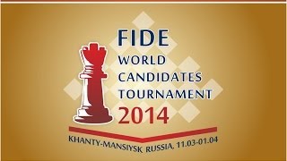 Candidates Tournament 2014 Round 12 English audio [upl. by Vaden]