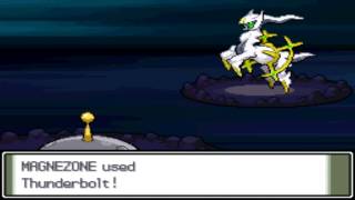 Pokémon Platinum  Capturing Arceus [upl. by Bekelja]