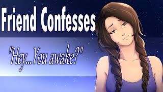 Cuddling amp Confessing to You As You Sleep ASMR Roleplay F4A roommates wholesome [upl. by Roti]